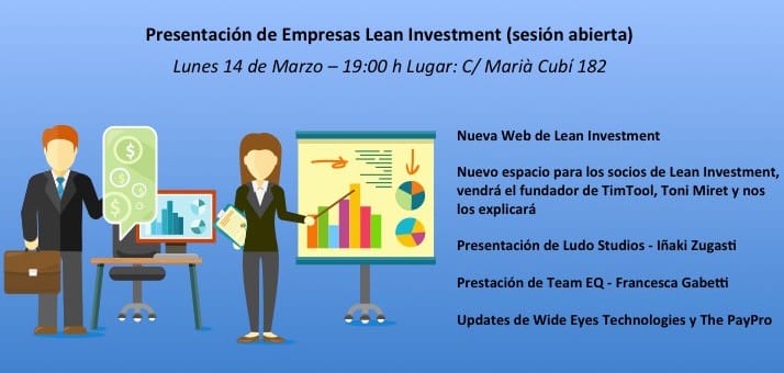 Evento Lean Investment Club